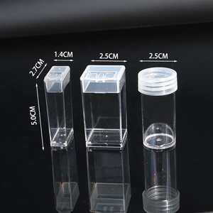 Boîte de rangement DIY pour peinture diamant, boîte de rangement généreuse pour bouteilles, petite boîte carrée en acrylique pour perles de riz, pour le rangement artistique - Product Image 3