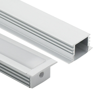 Plâtre 1612A dans le profil en aluminium mené de canal d'extrusion enfoncé pour le panneau de plâtre de cloison sèche