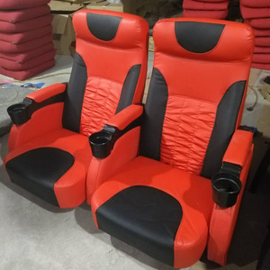เก้าอี้โรงภาพยนตร์ Starlight DEA-4D สีแดง พร้อมที่วางแก้ว สำหรับหอประชุม โรงภาพยนตร์ ห้องบรรยาย และห้องประชุม - Product Image 2