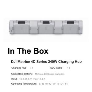Centro de Carga Original DJMatrice Serie 4D de 240W para Baterías de Vuelo Inteligente Matrice 4D, Accesorios para Drones - Product Image 1