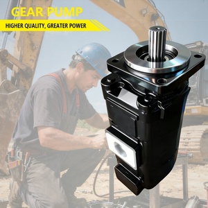 Pompe à engrenages tandem Parker M365B878BAEB17-7AAEB17-1, pompe à double engrenages, composant hydraulique industriel, usage intensif - Product Image 3