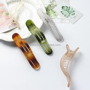 Hoge Kwaliteit Transparante Matte Eenvoudige Plastic Haarspelden Clips Groothandel Vrouwen Meisjes Haaraccessoires Haarband Hoofdtooi Feest - Product Image 3