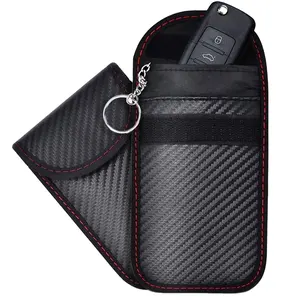 Faraday Pouch For Car Keys Faraday Bag RFID Theft Signal Blocking Cages