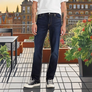 <span class=keywords><strong>Jean</strong></span> <span class=keywords><strong>Levis</strong></span> pour homme 511 Slim Fit Boot Cut Vintage Taille basse Denim Lavable Myers Crescent Adv-Medium Indigo 32W X 32L - Product Image 3
