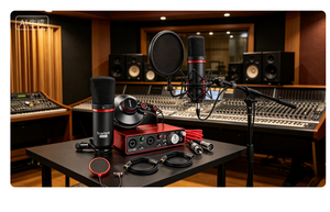 Interfaz de Audio USB <span class=keywords><strong>Focusrite</strong></span> <span class=keywords><strong>Scarlett</strong></span> 2i 2Studio de 2.ª Generación y Paquete de Grabación con Pro Tools, Stock Limitado Disponible para la Venta - Product Image 4