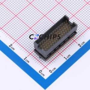 TOLC-115-22-L-Q-A Wire-to-Board Pin Header SMD Connector Vertical Mount 4 1.27mm Phosphor Bronze - Product Image 1