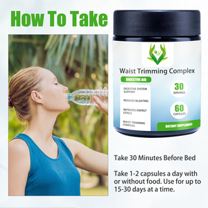 แคปซูลเพิ่มพลังงานแบบขายส่ง แคปซูลสูตรธรรมชาติสำหรับลดสัดส่วนรอบเอว ช่วยเสริมสร้างระบบย่อยอาหารด้วยส่วนผสมสมุนไพร - Product Image 3