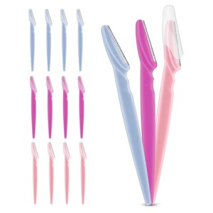 Rasoir à sourcils en métal de qualité supérieure biodégradable Dermaplaning Rasoir pour femmes - Product Image 1