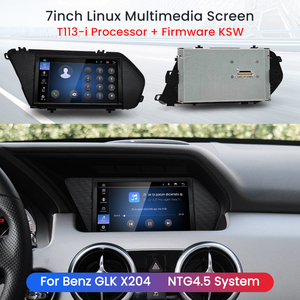 Reproductor multimedia para coche con GPS y Bluetooth para Mercedes Benz GLK X204, sistema Linux de 7 pulgadas, precio de fábrica STWEI. - Product Image 6