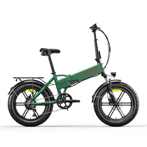 Vélo pliant électrique Elenovabike OD20 20 pouces avec pneus larges, freins à disque, moteur 500W, batterie 48V 15Ah, 7 vitesses, cadre en aluminium - Product Image 2