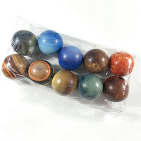 Petites boules anti-stress en mousse souple en PU, personnalisables avec logo, fabrication mondiale, mini boules de planète en mousse solide, boules rebondissantes DIY