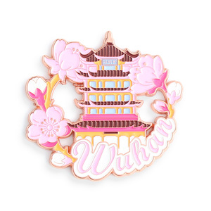 Aimants de réfrigérateur en résine, souvenirs touristiques, style créatif Wen Chuang <span class=keywords><strong>Feng</strong></span>, design magnétique en relief 3D, dessin animé mignon dessiné à la main - Product Image 5