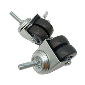 Juego de ruedas giratorias de poliéster de última generación que no dejan marcas, juego de 4 piezas 360 °   Rotación suave y superficie de tacto suave para estanterías de alta resistencia - Product Image 3