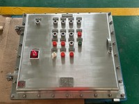 Caja de Control a Prueba de Explosiones IP66 SS316L Ex Db IIB T6 Gb AC220V 32A LD-BKC 800*350*850mm, Gabinete Eléctrico Industrial para Petróleo