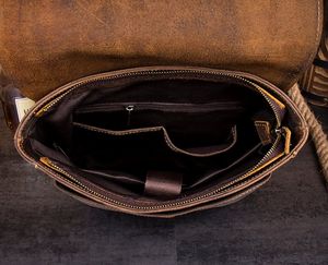 Borsa a tracolla da uomo in pelle Casual borsa a tracolla con Design tracolla da uomo zaino da viaggio per uomo - Product Image 5