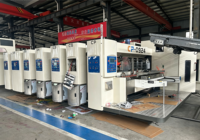 Machine de découpe rotative automatique FFG de haute qualité avec impression flexographique, rainurage, plieuse-colleuse et cerclage intégrés
