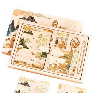 Tùy chỉnh 60 trang Trung Quốc phong cách máy tính xách tay Hộp Quà Tặng thiết lập in 'cấm Thành phố' văn hóa và sáng tạo sản phẩm quà tặng máy tính xách tay - Product Image 3