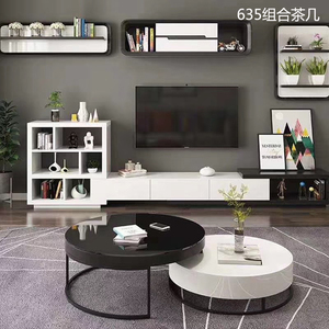 Tùy chỉnh tùy chọn màu sắc thiết kế bằng đá cẩm thạch trà Vòng Kim Loại Bàn cà phê - Product Image 4