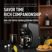 Machine à café multi-capsules électrique universelle 5-en-1, machine à expresso automatique 19 bars, compatible avec les dosettes NS DG K-Cup et la poudre