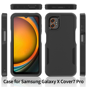 Funda a prueba de golpes para <span class=keywords><strong>Samsung</strong></span> <span class=keywords><strong>Galaxy</strong></span> <span class=keywords><strong>X</strong></span> <span class=keywords><strong>Cover</strong></span> 7 <span class=keywords><strong>Pro</strong></span>, resistente, de doble capa, protectora, con protector de pantalla y cámara. - Product Image 2