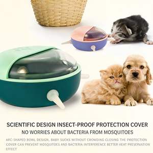 Útil biberón de silicona para bebés, alimentador de lactancia biónico, tetina, botella pequeña, taza de agua para gatitos y cachorros recién nacidos - Product Image 4