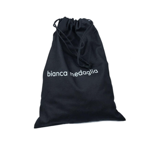 Custom Logo Printing Cotton dust bag Eco shopping bag Gift muslin Drawstring packaging bag for clothing