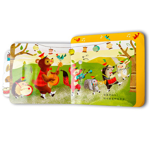 Livres <span class=keywords><strong>audio</strong></span> reliés personnalisables pour enfants Papier écologique pour la petite <span class=keywords><strong>enfance</strong></span> Livres sonores éducatifs pour enfants - Product Image 5