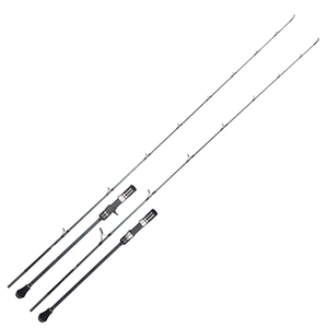 <span class=keywords><strong>Canne</strong></span> à pêche <span class=keywords><strong>Lurekiller</strong></span> Carbon Jigging pour la pêche en mer à la traîne lente, ciblant les espèces d'eau douce, poignée EVA, puissance élevée, Fuji - Product Image 1
