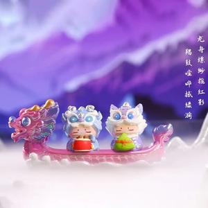 Auténtica caja misteriosa de Barco Dragón Donghai, figurita de resina de estilo antiguo, muñeca de juguete hecha a mano, regalo de cumpleaños perfecto - Product Image 6