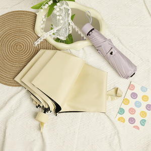 <span class=keywords><strong>Parapluie</strong></span> <span class=keywords><strong>Pliant</strong></span> Artistique pour <span class=keywords><strong>Femme</strong></span>, Protection UV, Style Coréen Frais, Double Usage Pluie et Soleil - Product Image 3