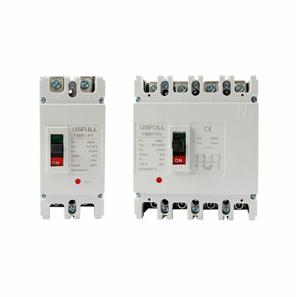USFULL DC MCCB автоматический выключатель 125A 200A 250A 2P 4P 500V 1000V для солнечной фотоэлектрической системы