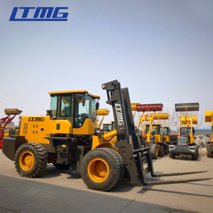 Ltmg LTR100 <span class=keywords><strong>Xiamen</strong></span> 10 Ton Giant Heftruck 4WD All Terrain Atv Heftruck 4WD Ruwe Terrian Heftruck Met Volledige Gratis Mast - Product Image 3