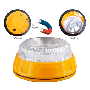 Feu de signalisation d'urgence V16 à LED jaune clignotant, magnétique, pour la sécurité routière des véhicules - Product Image 1