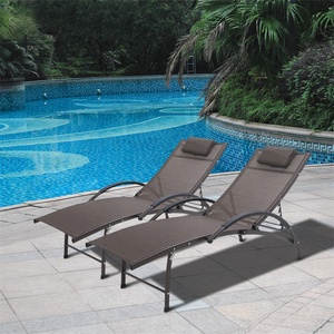 Fabriqué en chine mobilier d'extérieur <span class=keywords><strong>piscine</strong></span> Chaise longue Alu pliant Sunlounge Knockdown KD <span class=keywords><strong>pas</strong></span> <span class=keywords><strong>cher</strong></span> <span class=keywords><strong>bain</strong></span> <span class=keywords><strong>de</strong></span> <span class=keywords><strong>soleil</strong></span> - Product Image 2