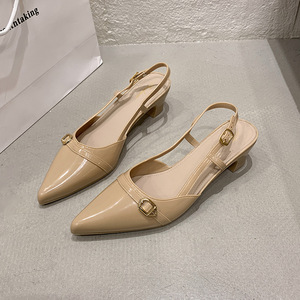 Nuova Innovazione: <span class=keywords><strong>Scarpe</strong></span> <span class=keywords><strong>da</strong></span> <span class=keywords><strong>Lavoro</strong></span> Comode con Tacco Alto e Punta Affusolata per Donne, Eleganti e alla Moda per l'Estate - Product Image 2