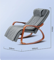 Fauteuils inclinables électriques multifonctionnels, fauteuil de massage chauffant, fauteuil inclinable à bascule pour tout le corps, télécommande électrique
