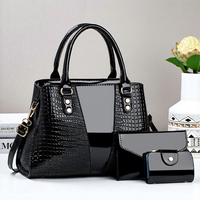Sac à bandoulière en cuir PU à motif crocodile, grande taille, style urbain, nouvelle collection, simple, pour femme, best-seller du commerce extérieur