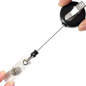 Portacredenciales Retráctil de Plástico Heada, 32 mm de Diámetro, 600 mm de Longitud Extensible, Capacidad de Carga de 0.1 kg, Clip Tipo Cocodrilo para Tarjetas de Identificación, Logotipo Personalizado - Product Image 5
