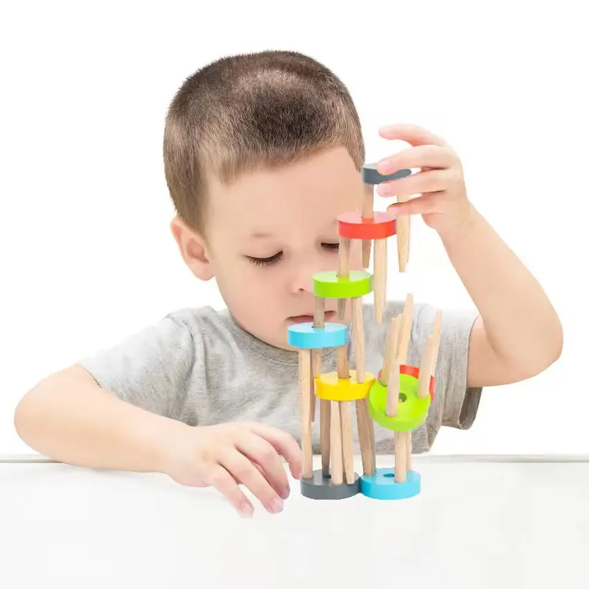 באיכות גבוהה אשור עץ צבעוני שרפרף צורת איזון צעצוע סיטונאי במגמת חדשה עץ צעצועים חינוכיים מתנה לילדים CPC CE