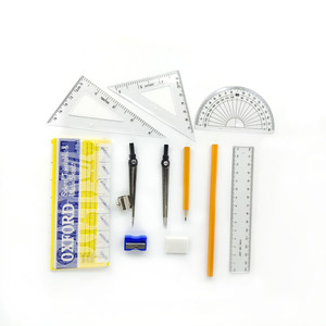 Hot Selling 13pcs Oxford Compass Divider Mathematical <strong>Set</strong> in Tin Box Back to School Students Durable Metal Material - Product Image 5