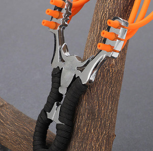 Venta al por mayor de aleación de Metal Bull <span class=keywords><strong>banda</strong></span> de goma profesional caza tiro competitivo resina tirachinas con balas de perdigones de barro - Product Image 4
