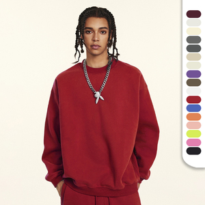 Felpe Unisex in Cotone <span class=keywords><strong>Senza</strong></span> <span class=keywords><strong>Cappuccio</strong></span> 345GSM, Pullover Felpato con Design Personalizzato, <span class=keywords><strong>Felpa</strong></span> Girocollo - Product Image 1