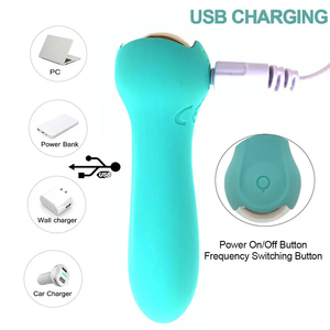 Vibrateur compact pour point G, 10 fréquences, étanche IPX6, silicone de qualité médicale, stimulateur clitoridien pour femmes - Product Image 3