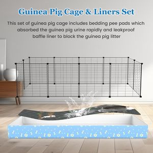 DIY Pet Playpen Portátil Cão Gato Coelho Metal Canis Pequeno Pet Animal Casa Gaiola - Product Image 3