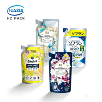 Sachet Doypack Personnalisé Imprimé et Formé, Emballage Liquide Stratifié pour Lessive, Lotion Corporelle et Détergent