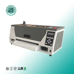 Mini 12" All In 1 Small Film Transfer Printing Machine Foil Film Laminating 2 In 1 Gold 33cm A3 UV PET DTF Printer With 3 XP600