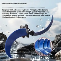 Propulseur submersible à basse vitesse QDT4/4-1100/2-100/P, doté d'un débit d'eau axial élevé pour une circulation longue distance
