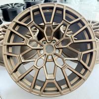 Rines de Aleación Forjados Personalizados 5x120 5x112 de 18, 19 y 20 Pulgadas en Negro Brillante, Diseño 827M para BMW M2 M3 M4 M5 F80 F82 G20 G30 G80