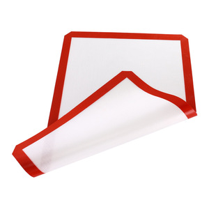 Tapis <span class=keywords><strong>de</strong></span> cuisson en silicone antiadhésif professionnel, sans BPA, <span class=keywords><strong>de</strong></span> qualité alimentaire, pour four, <span class=keywords><strong>feuille</strong></span> <span class=keywords><strong>de</strong></span> pâtisserie en <span class=keywords><strong>fibre</strong></span> réutilisable, compatible lave-vaisselle - Product Image 3