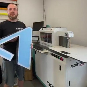Panneau LED lettres métalliques publicitaires enseignes faisant profil cintrage canal automatique <span class=keywords><strong>machine</strong></span> à cintrer les lettres fabrication - Product Image 2